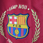 (ZC007) Camiseta 1º Barcelona - Versión Fan - Manga Larga - Retro - 07/08