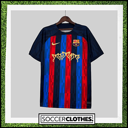 (N022) Camiseta Barcelona Rosalía - Versión Fan - Retro - 22/23