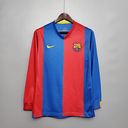 (ZD007) Camiseta 1º Barcelona - Versión Fan - Manga Larga - Retro - 06/07