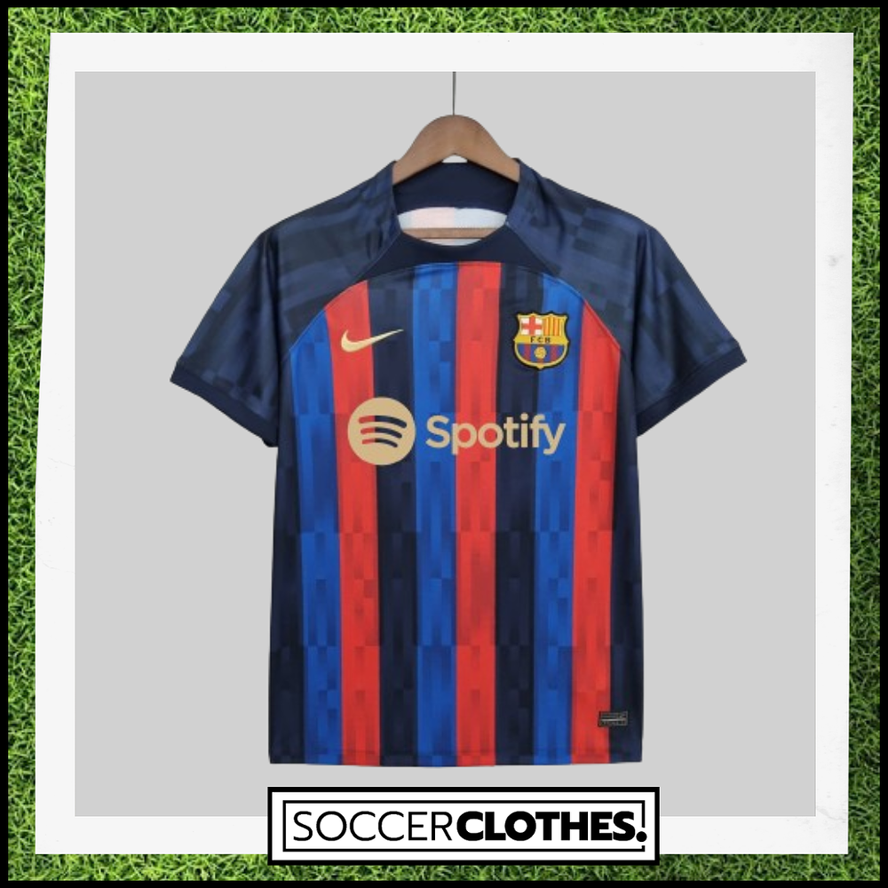 (N001) Camiseta 1º Barcelona - Versión Fan - Retro - 22/23