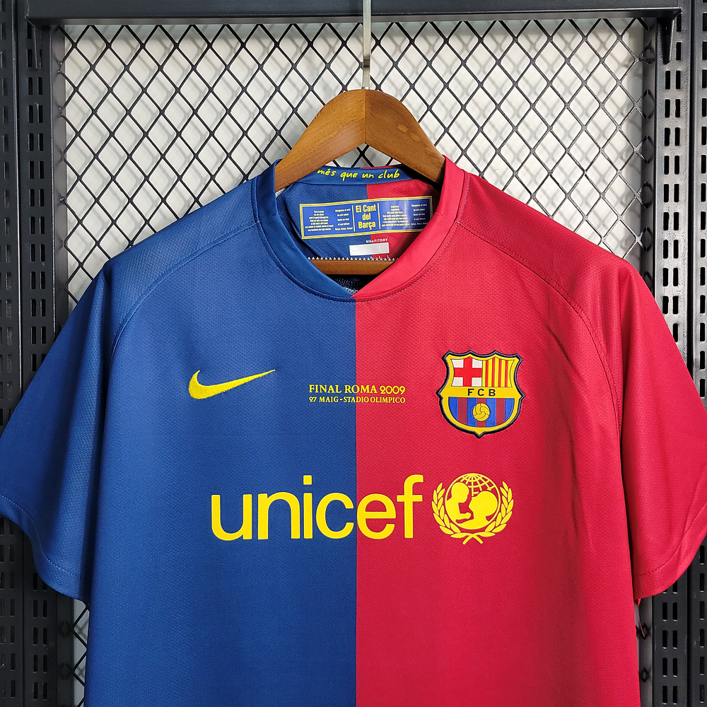 (ZB022) Camiseta 1º Barcelona - Versión Fan - Retro - 08/09