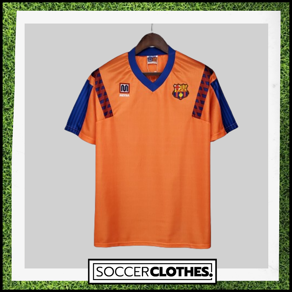 (ZS002) Camiseta 2º Barcelona - Versión Fan - Retro - 91/92