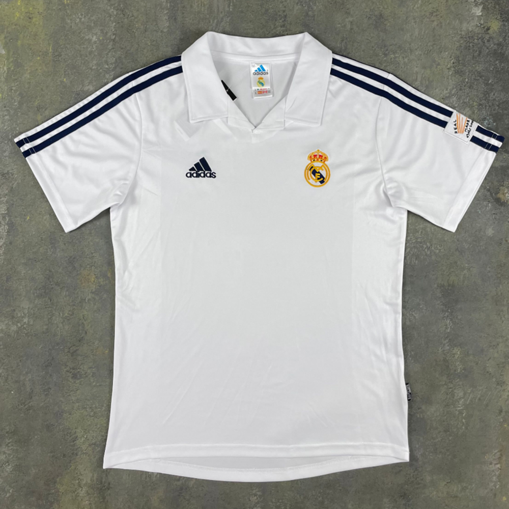 (ZI001) Camiseta 1º Real Madrid - Versión Fan - Retro - 01/02