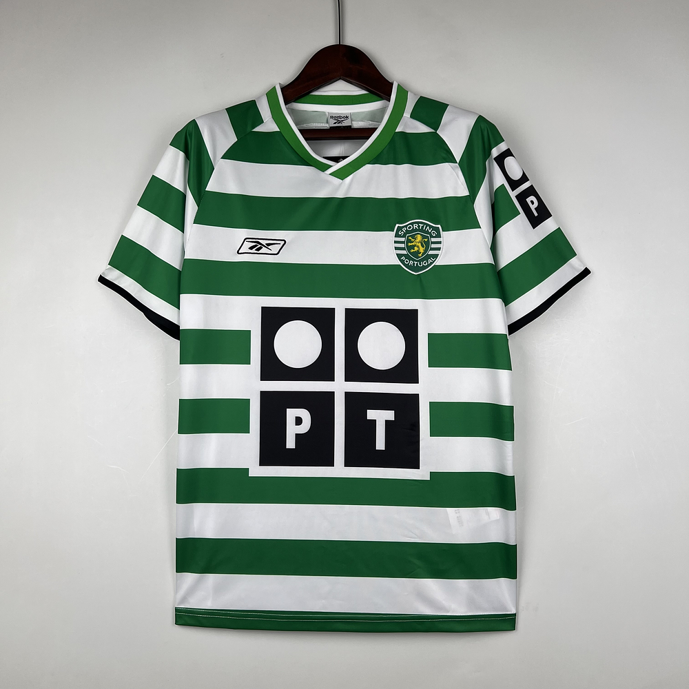 (ZG001) Camiseta 1º Sporting CP - Versión Fan - Retro - 03/04