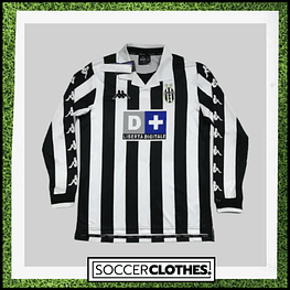 (ZK001) Camiseta 1º Juventus de Turín - Versión Fan - Manga Larga - Retro - 99/00