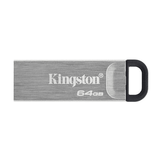 Pendrive Kingston DataTraveler Kyson de 64GB (USB 3.2, 200MB/s, Plata)