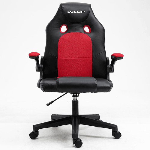 Silla Gamer Lvl Up Lu778 Medium Rojo Negro