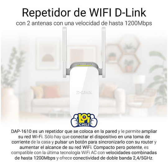 Repetidor D-link Dap-1610 Blanco 100v/240v