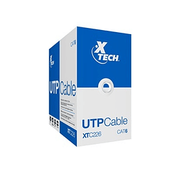 Xtech - Network cable - Unshielded twisted pair (UTP) - 305 m - Gray - CAT6 24 AWG XTC-226