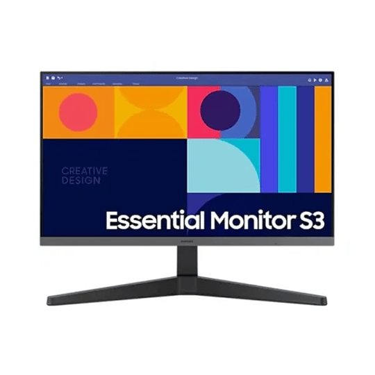 Monitor Plano Samsung Essential S3 24″ IPS, Full HD (1920×1080), 100Hz, 4ms, DisplayPort, HDMI