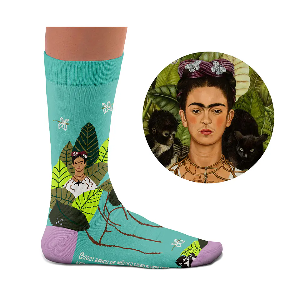 FRIDA SELF-PORTRAIT SOCKS 1