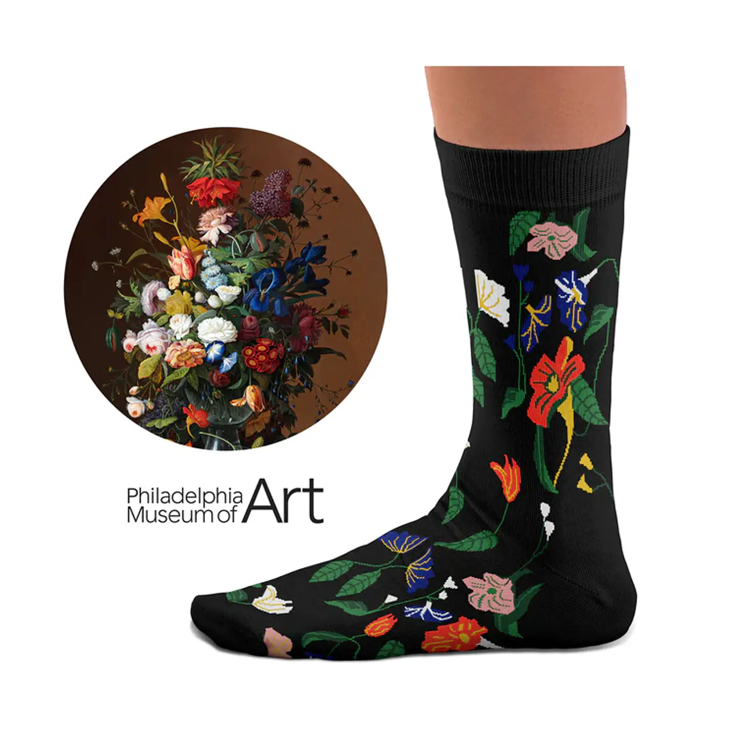 FLOWER STILL LIFE SOCKS 2