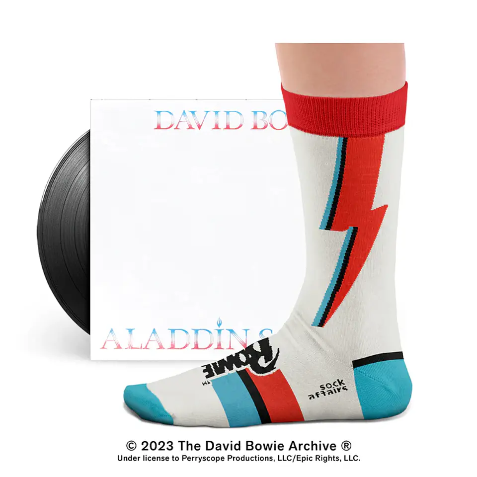 DAVID BOWIE ALADDIN SANE SOCKS 2