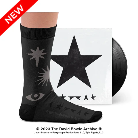 DAVID BOWIE BLACKSTAR SOCKS