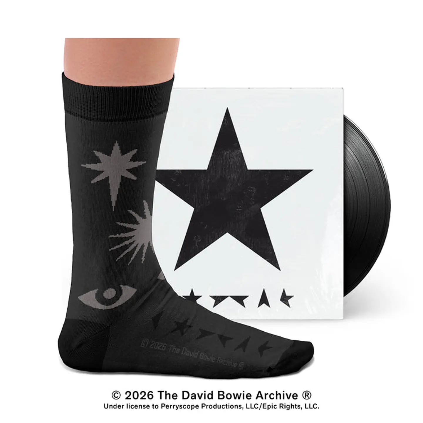 DAVID BOWIE BLACKSTAR SOCKS 1
