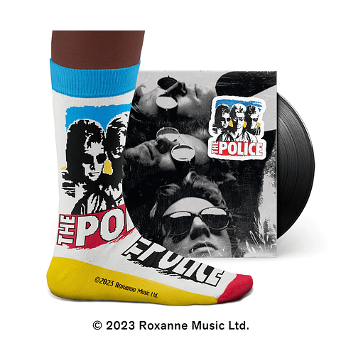 THE POLICE, SUNGLASSES SOCKS - (ÚLTIMO PAR - TALLA M)
