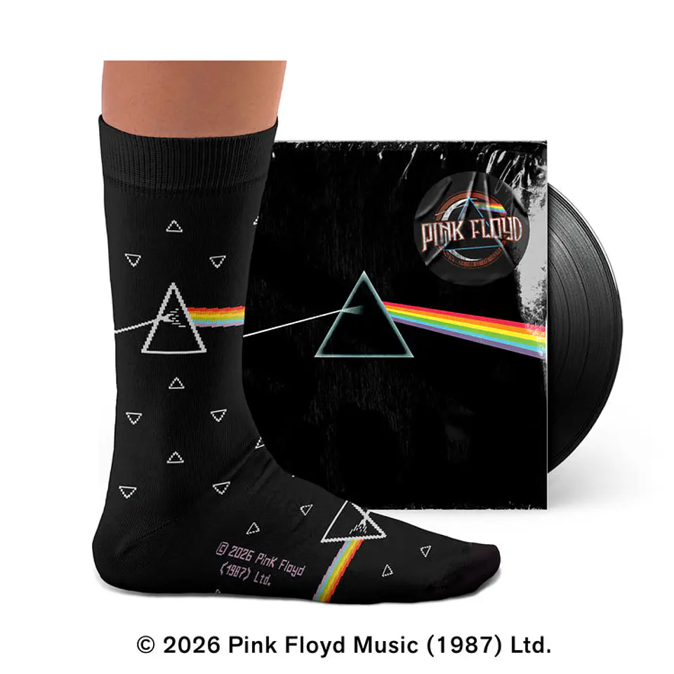 PINK FLOYD DARK SIDE OF THE MOON SOCKS 1