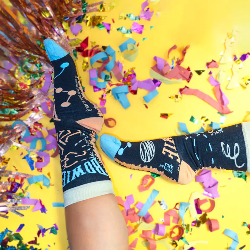 DAVID BOWIE LET'S DANCE SOCKS 4