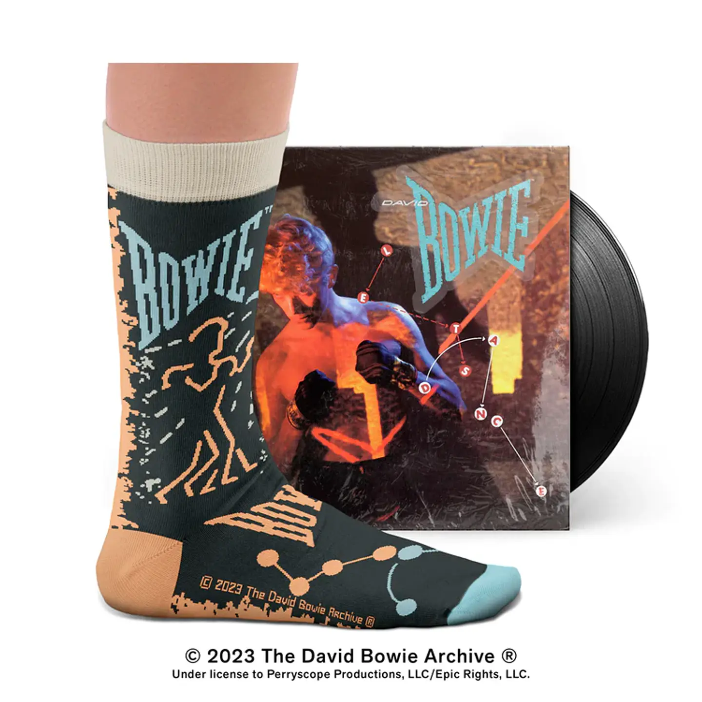 DAVID BOWIE LET'S DANCE SOCKS 1