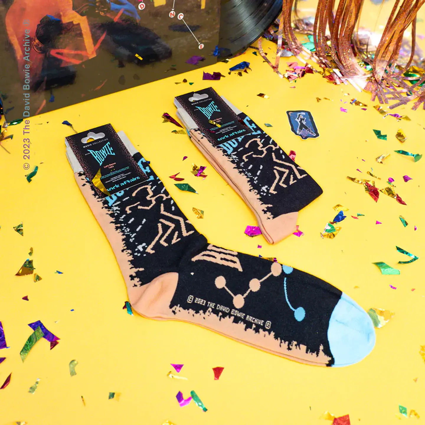 DAVID BOWIE LET'S DANCE SOCKS 5