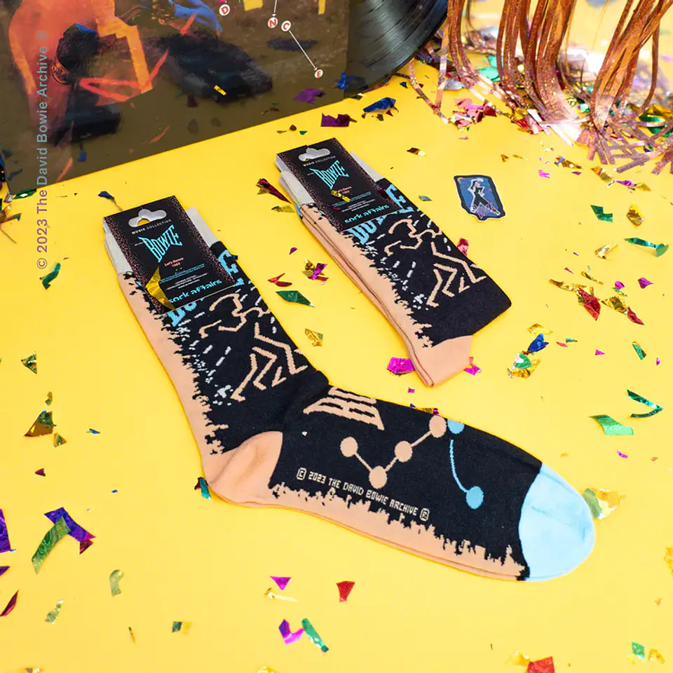 DAVID BOWIE LET'S DANCE SOCKS 5
