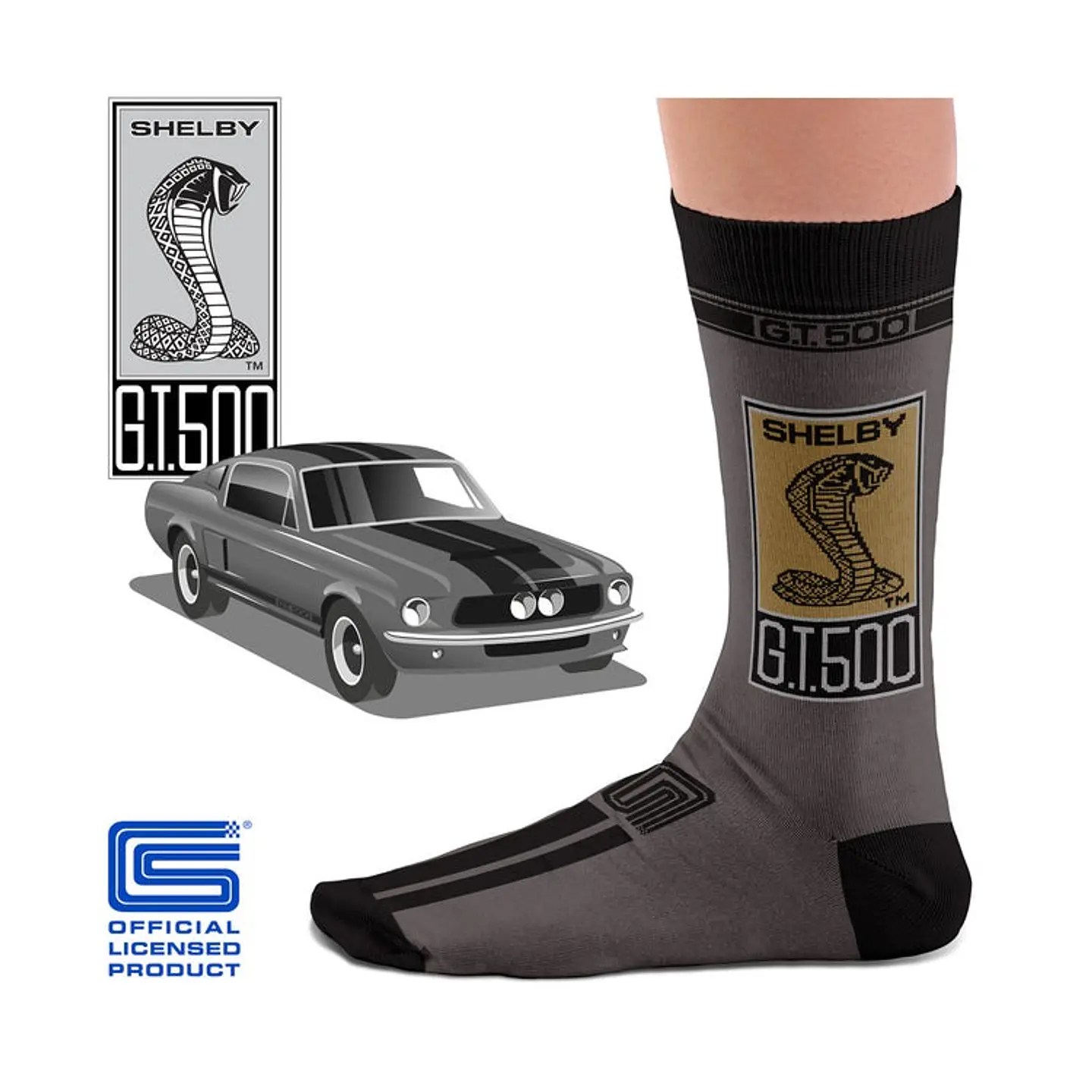SHELBY MUSTANG GT500 SOCKS 2