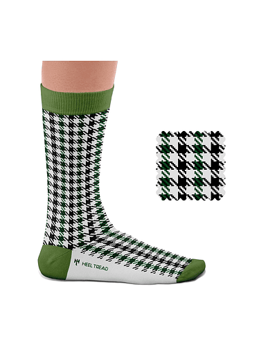 PEPITA BLACK GREEN SOCKS