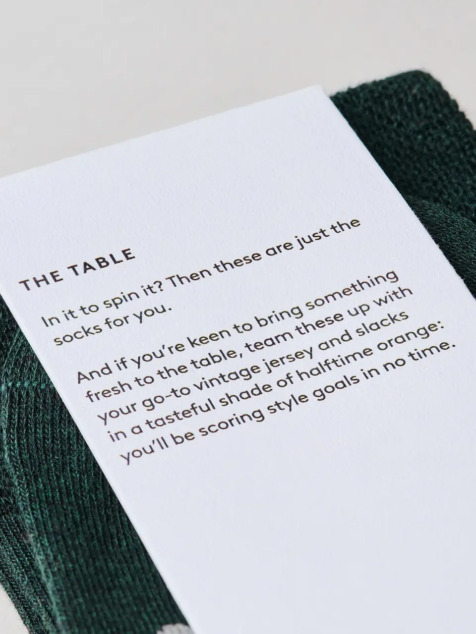 THE TABLE 6