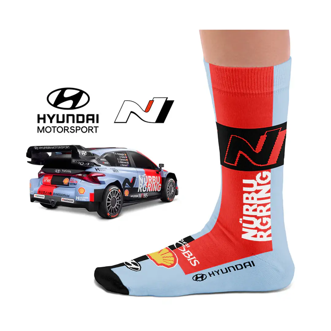 HYUNDAI MOTORSPORT WRC 2026 SOCKS 2