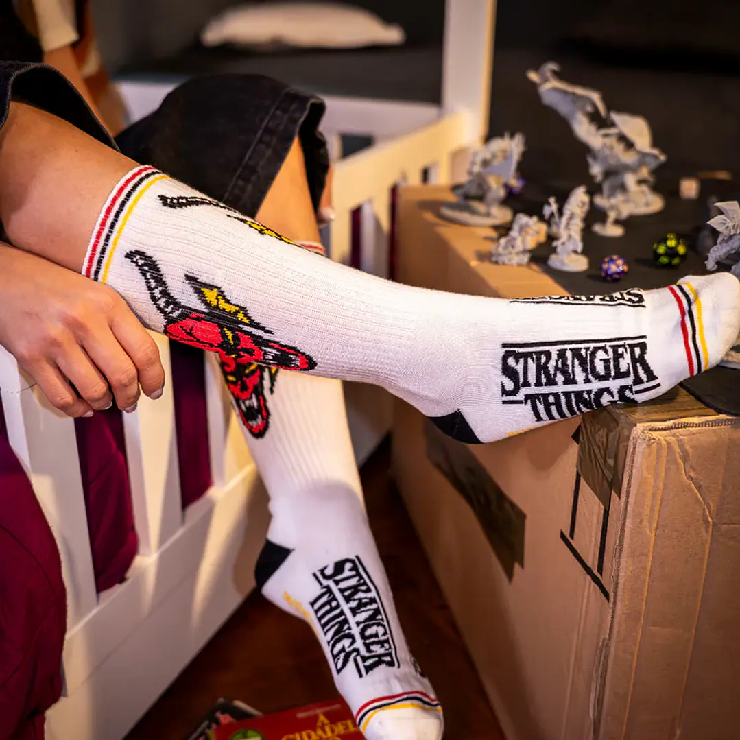 Stranger Things Hellfire Club Athletic Socks 4