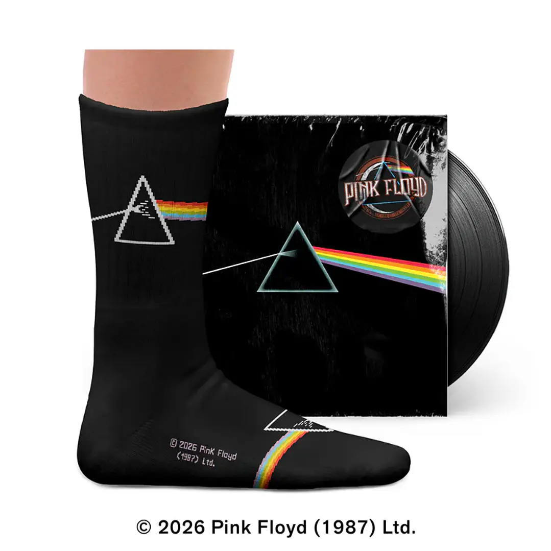 Pink Floyd The Dark Side of the Moon Athletic Socks 1