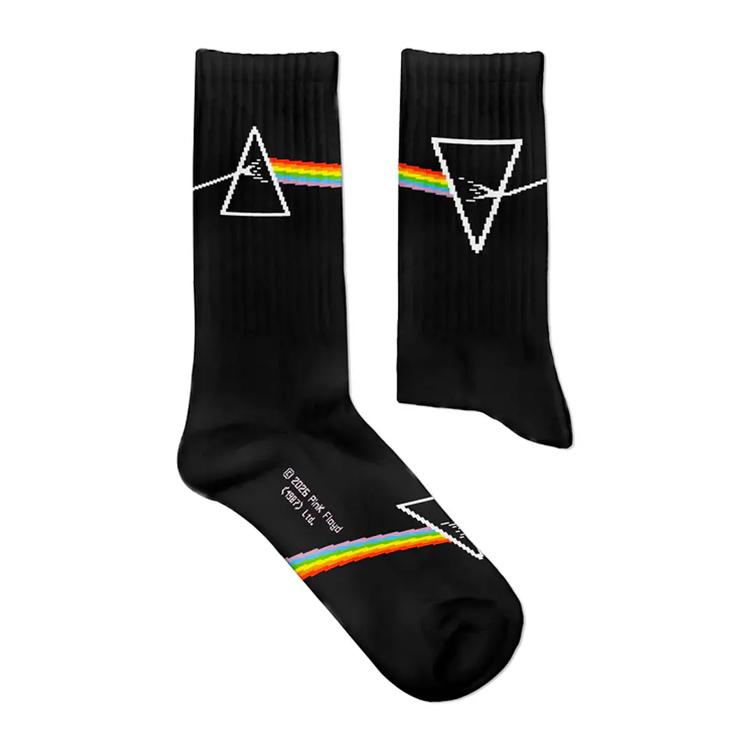 Pink Floyd The Dark Side of the Moon Athletic Socks 3