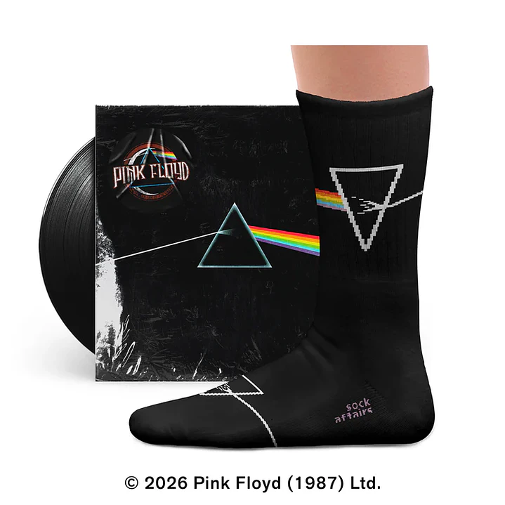 Pink Floyd The Dark Side of the Moon Athletic Socks 2