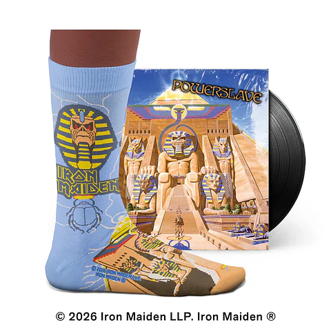 IRON MAIDEN POWERSLAVE SOCKS