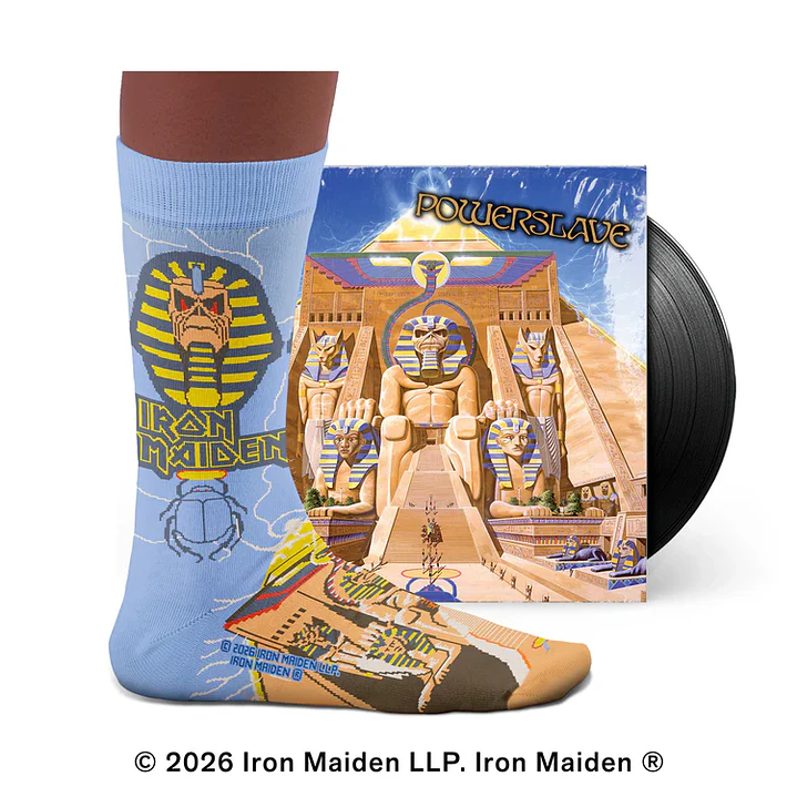 IRON MAIDEN POWERSLAVE SOCKS 1