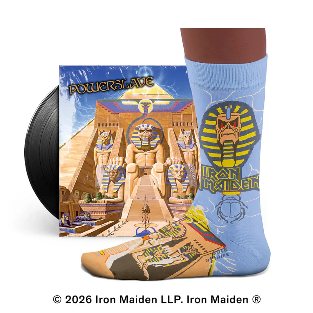 IRON MAIDEN POWERSLAVE SOCKS 2