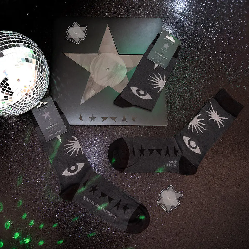 DAVID BOWIE BLACKSTAR SOCKS 5