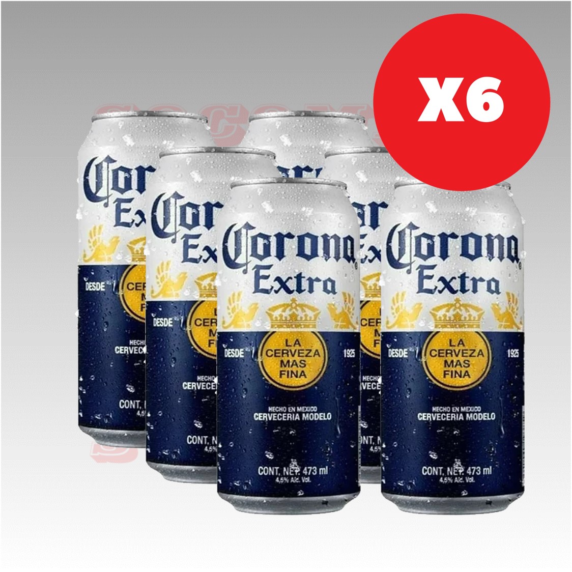Pack Lata Corona 470cc