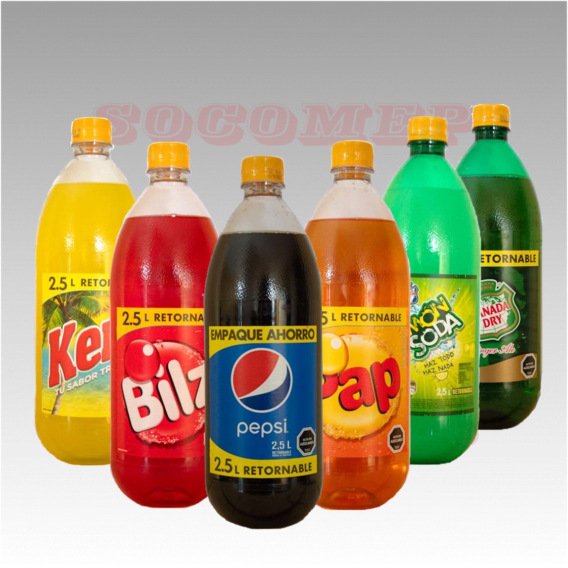 Bebidas CCU 2,5lt Retornables