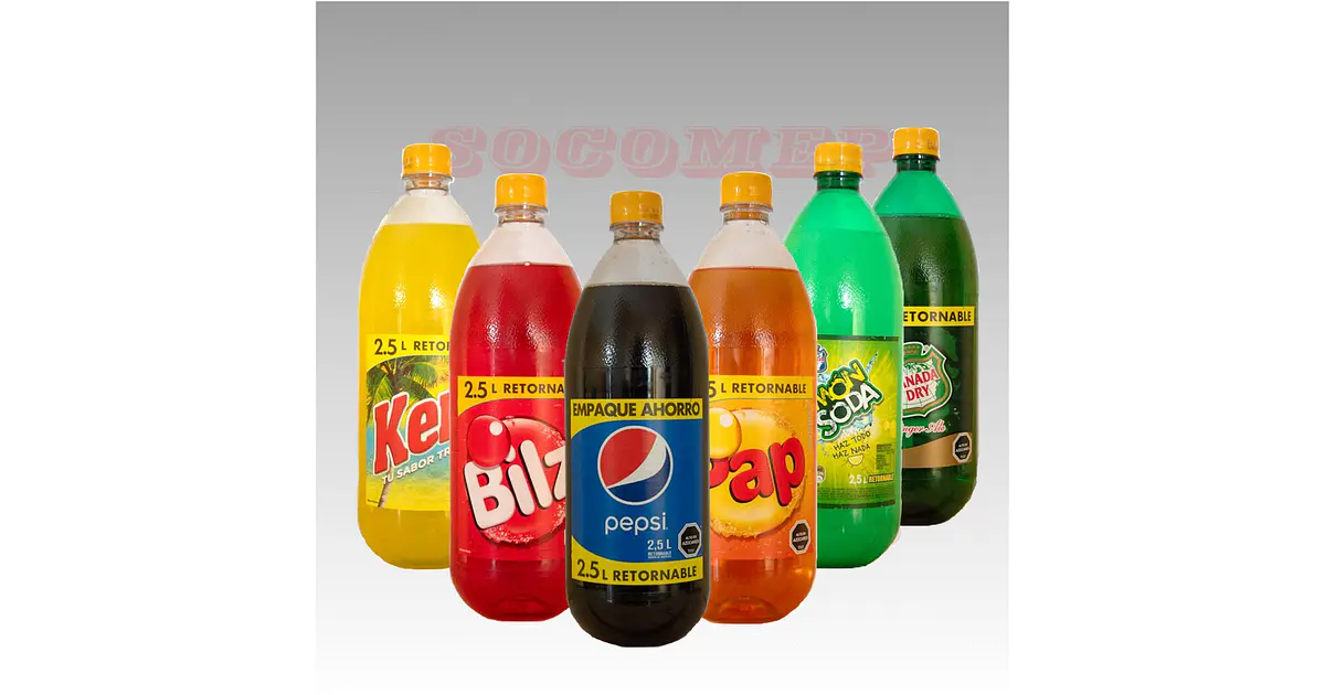 Bebidas CCU 2,5lt Retornables