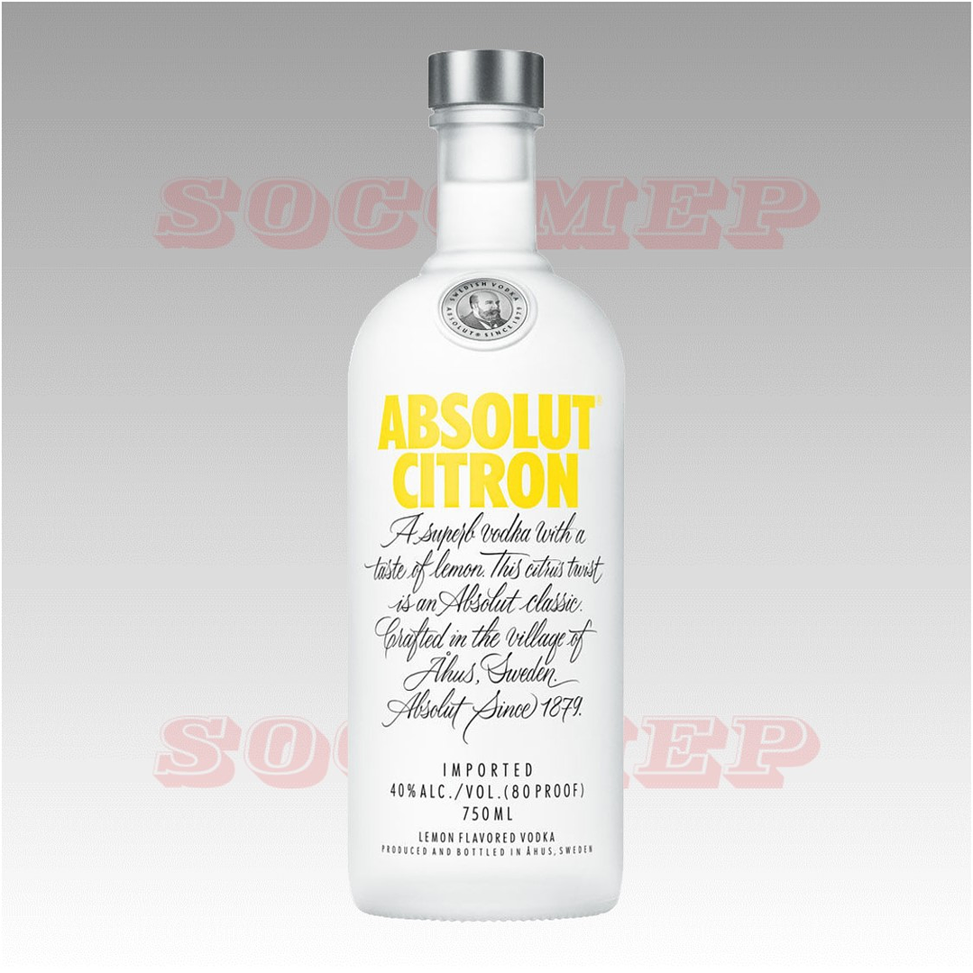Vodka Absolut Sabores 750cc 4