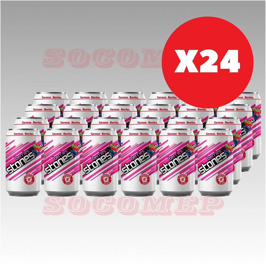 Pack x6 Lemon, Maracuyá, Mango y Berries Stones 470 cc. 9