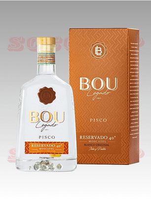 Pisco Bou Legado Moscatel 750cc