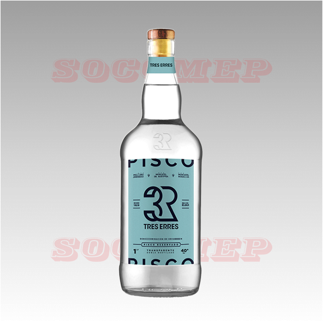 Pisco Tres Erres 40° 1LT 1