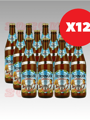Caja 12 Cerveza Erdinger Oktoberfest 500cc 
