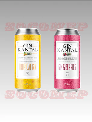 Lata Gin Kantal 473cc Variedades