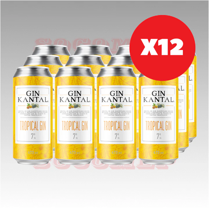 Lata Gin Kantal 473cc Variedades 5