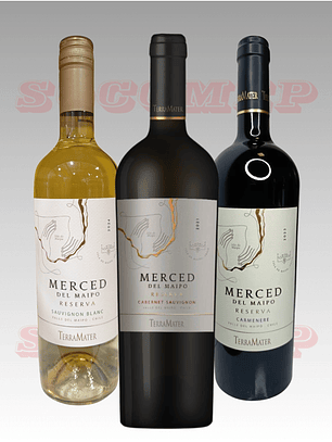 Merced del Maipo Reserva 750cc Variedades.