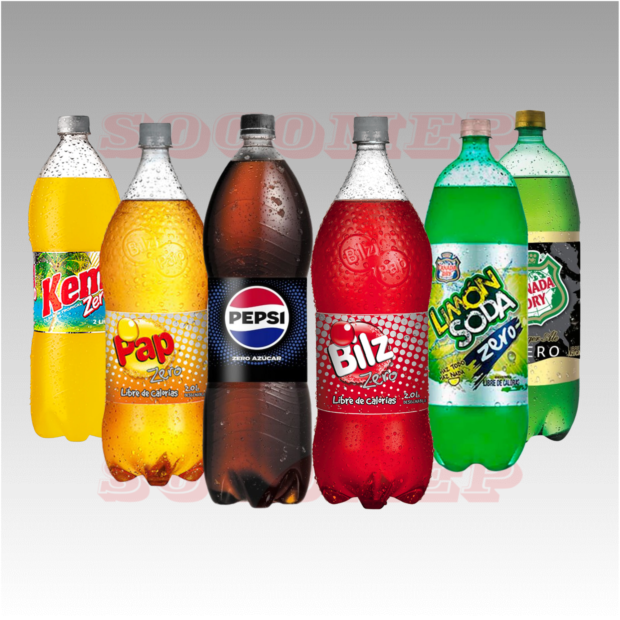 Bebidas CCU Zero 2lt Variedades