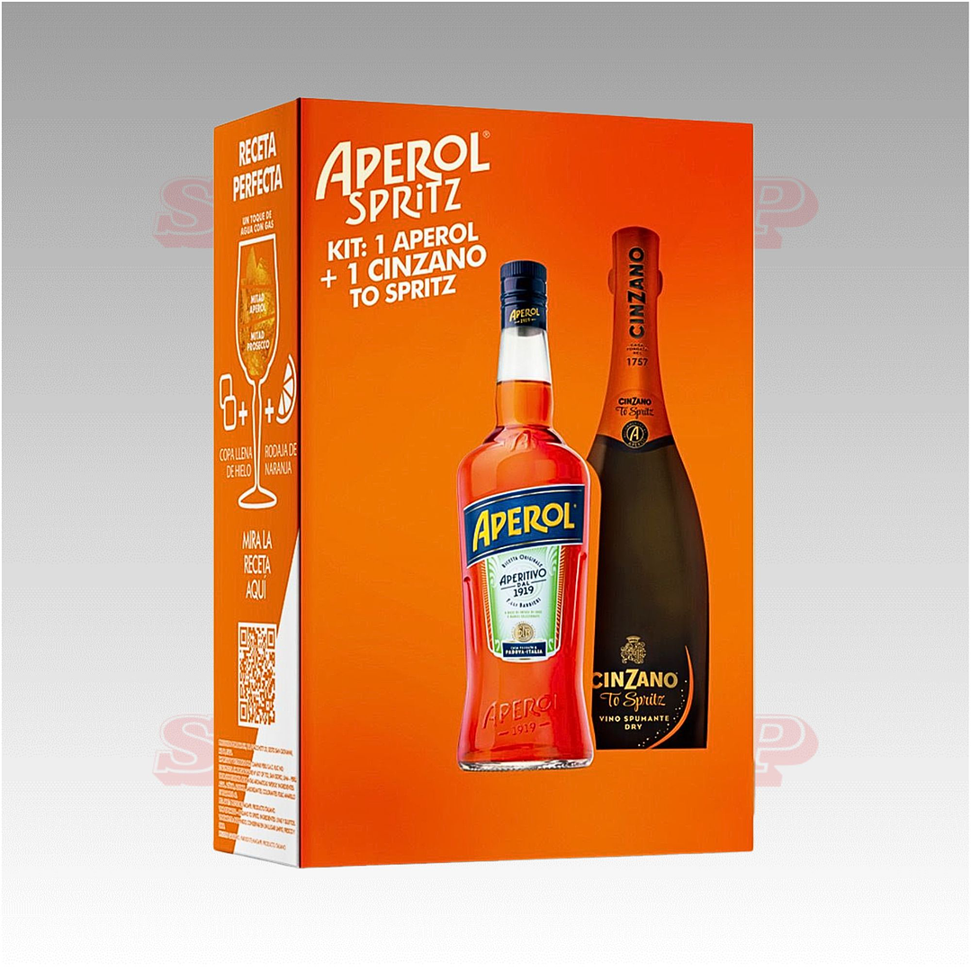 Pack Aperol + Cinzano to Spritz 750cc 1